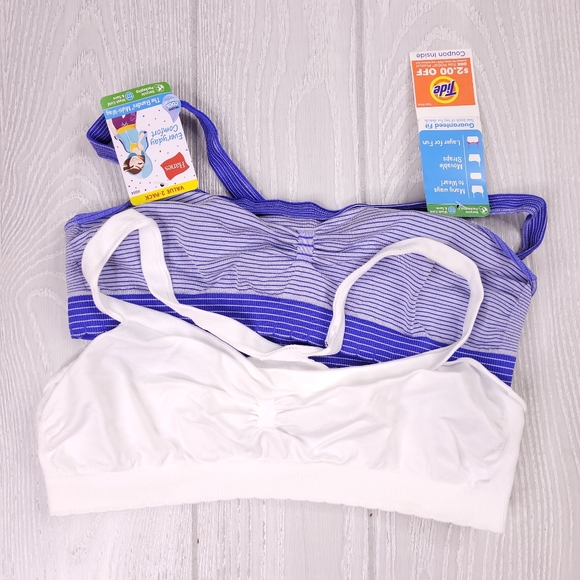 Hanes Other - Hanes Everyday Comfort Bandini Multiway Bra 2PK